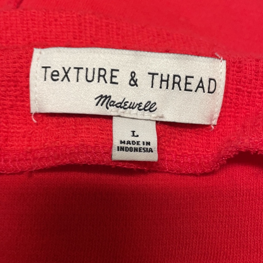 NWOT Madewell Texture & Thread Top Sz L - Picture 7 of 8